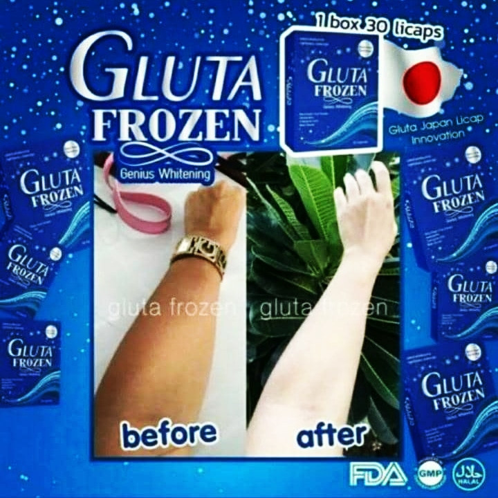 مکمل سفیدکننده قوی و روشن کننده بسیار عالی و قوی و فوری گلوتا فروزن اصلی