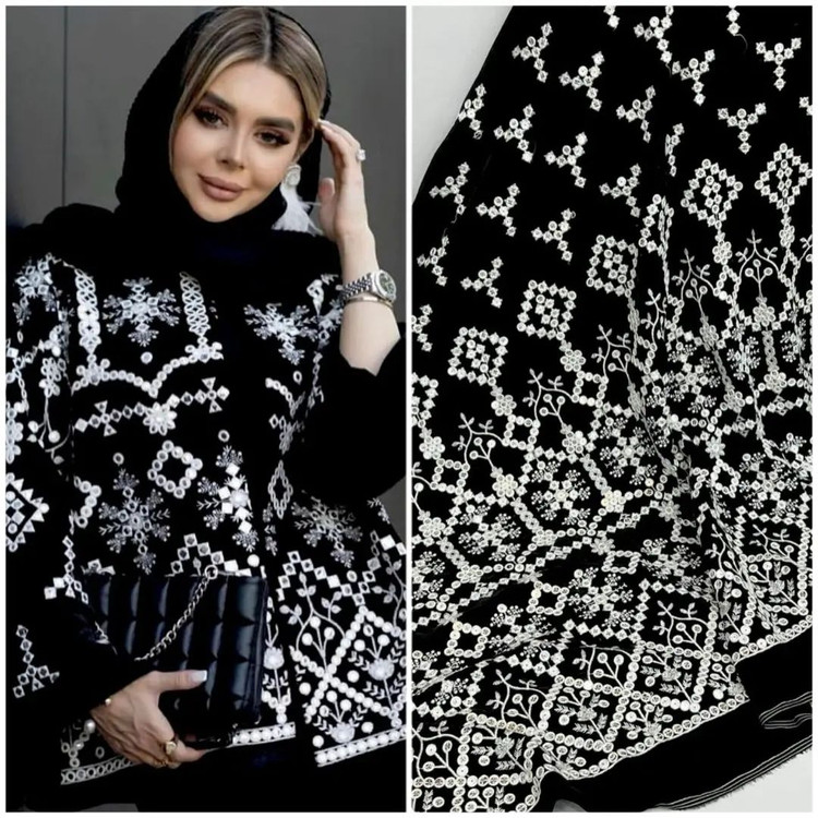 خرید و قیمت پارچه مخمل سوزندوزی