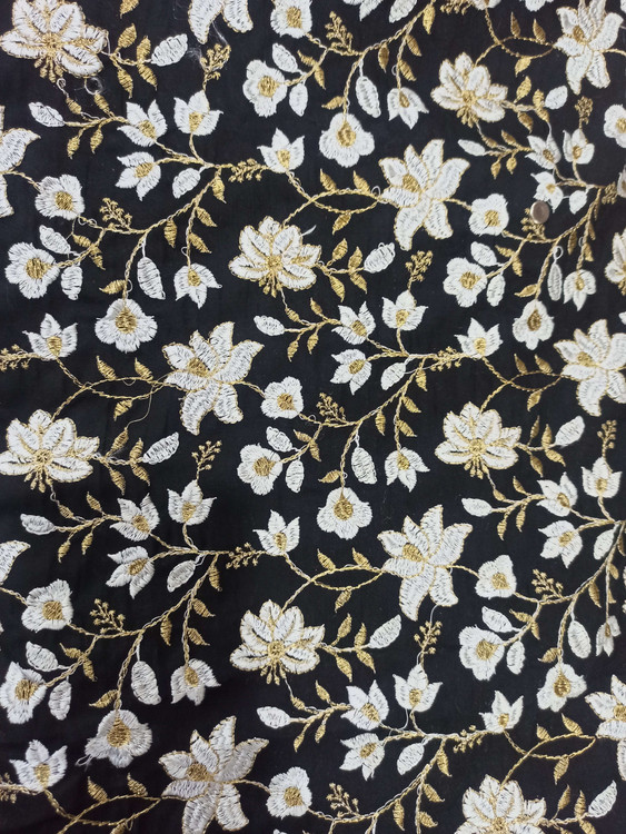 خرید و قیمت پارچه لینن سوزندوزی مجلسی