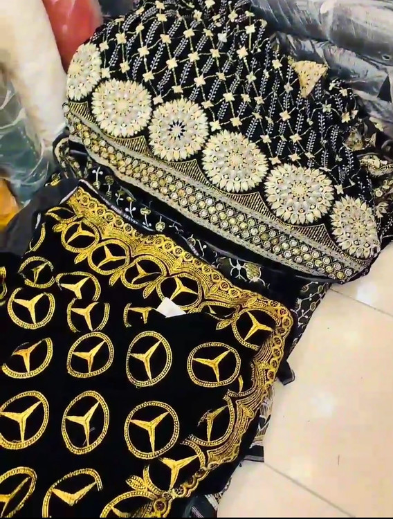 خرید و قیمت پارچه مخمل سوزندوزی بسیار لاکچری و خاص