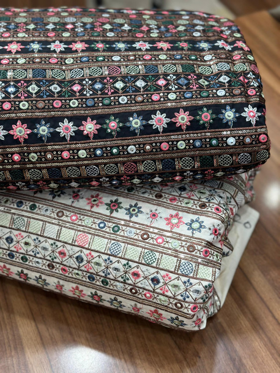 خرید و قیمت پارچه های لنین سوزندوزی شیک و مجلسی