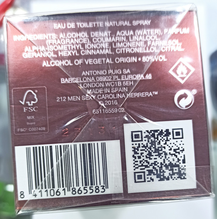 خرید پرفیوم عطر و ادکلن اصلی و درجه یک و کاملاً اورجینال ۲۱۲ من