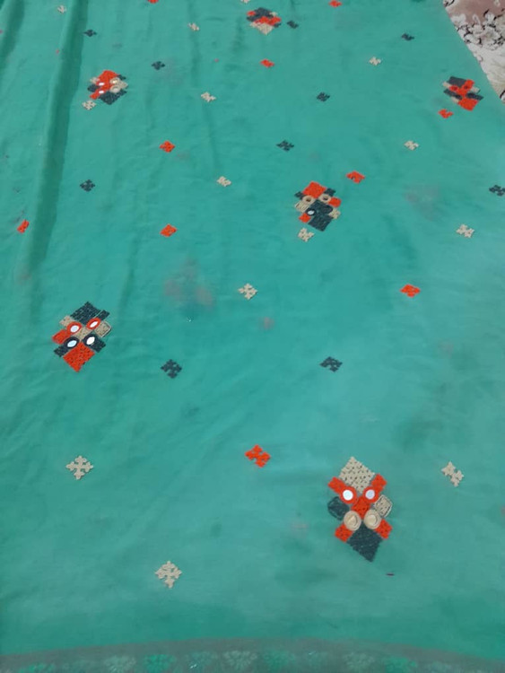 شال بلوچی پلیوار پری با دوخت بسیار زیبا و لاکچری