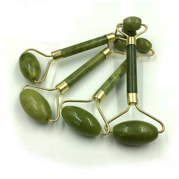 ماساژور صورت غلتک صورت جیدرولر سنگ یشم سبز رنگ