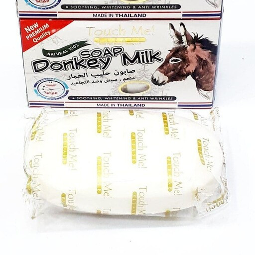 سفارش اینترنتی صابون شیر الاغ ضد چروک و سفید کننده تاچ می تایلندی حجم 135 گرم