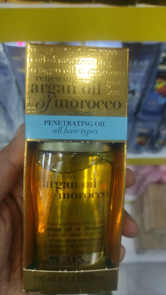 روغن مو OGX مدل Argan Of Morocco حجم 100 میل اصل و درجه یک ارجینال خرید و قیمت