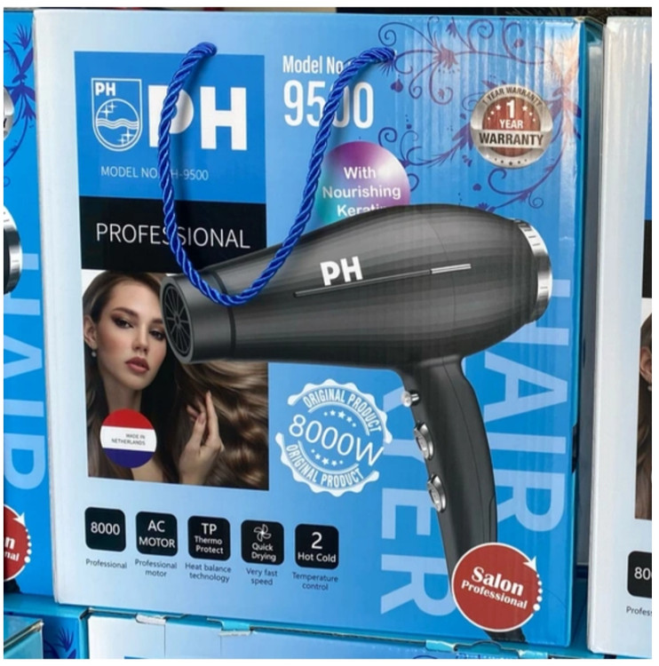 خرید و قیمت سشوار فیلیپس 8000 وات نترلند هلند مدل PH-9500