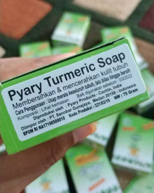 خرید و قیمت صابون زردچوبه اصل پیاری ضدچروک و جوانساز بسیار قوی و سفیدکننده