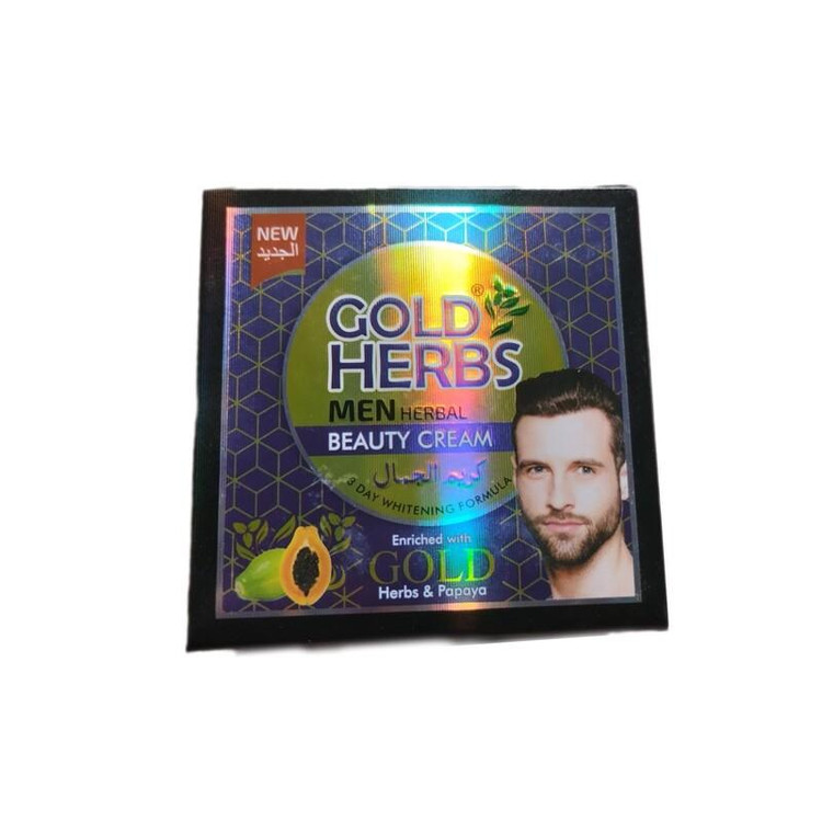 سفارش اینترنتی کرم ذهب اعشاب مردانه سفید کننده 3 روزه غنی شده با گیاهان طلایی و پاپایا جدید اصل و درجه یک