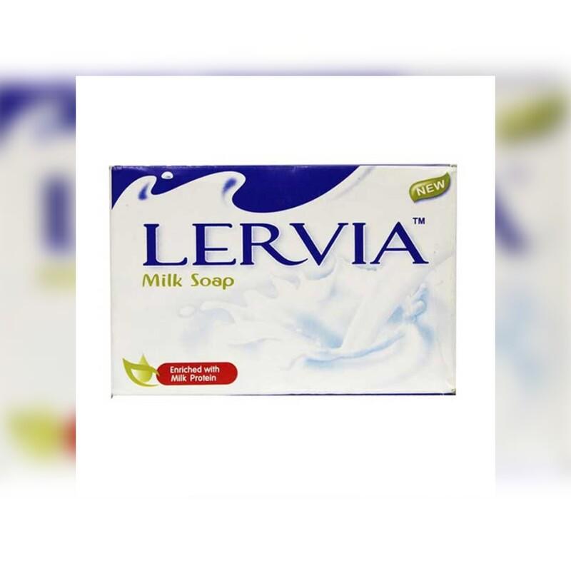 سفارش اینترنتی صابون لرویا LERVIA شیری 90گرمی بسته 4 تایی اصلی