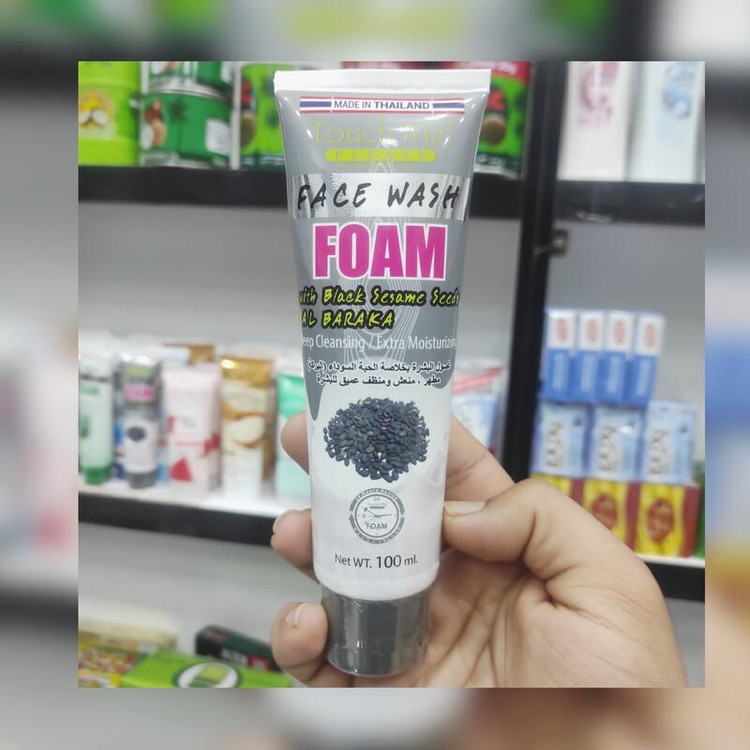 خرید و قیمت فوم شستشو صورت سیاه دانه تاچ می 100 ml
