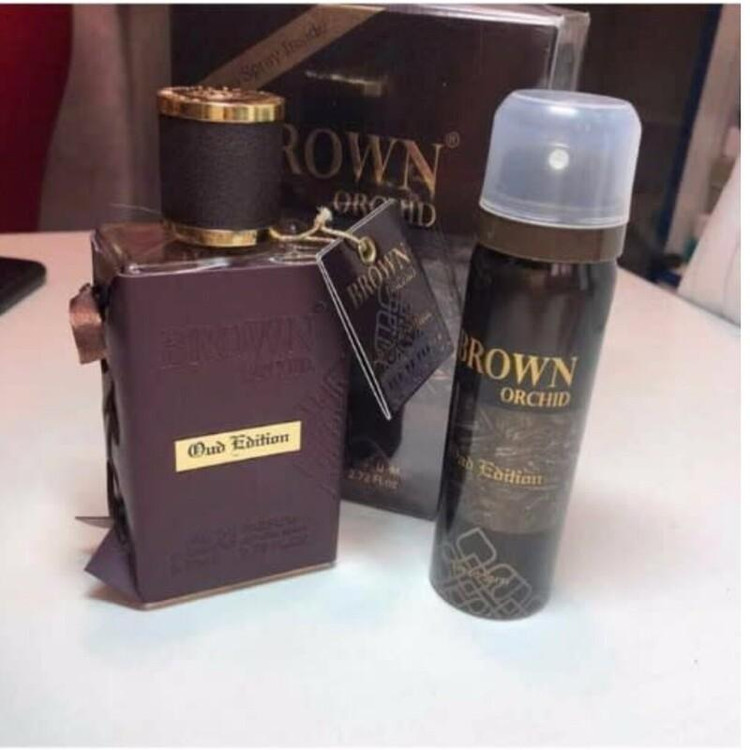 سفارش اینترنتی ادکلن مردانه بروون اورچید BROWN orchid اسپری دار اصلی و تضمینی