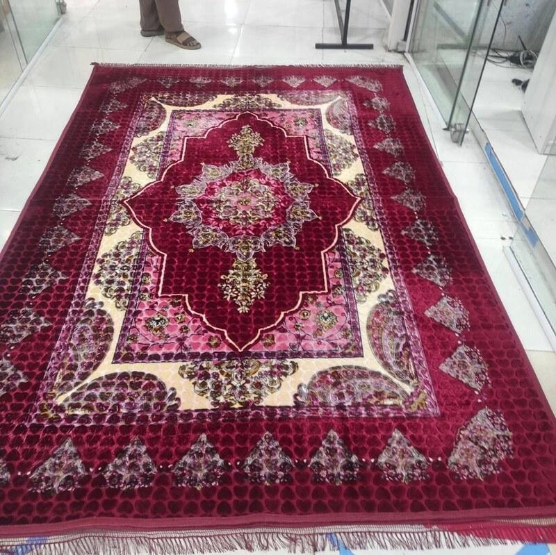 خرید و قیمت پتو فرش رویه مخمل ترمز دار وارداتی 6 متری جنس عالی و باکیفیت