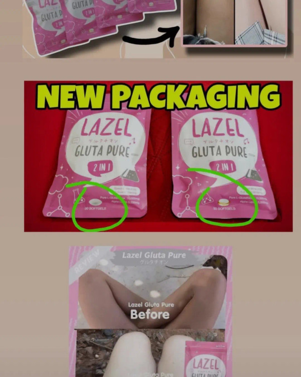 خرید دوعدد مکمل سفیدکننده لزل اصل تایلند و درجه یک و اورجینال ( قرص سفیدکننده لزل اصلی)