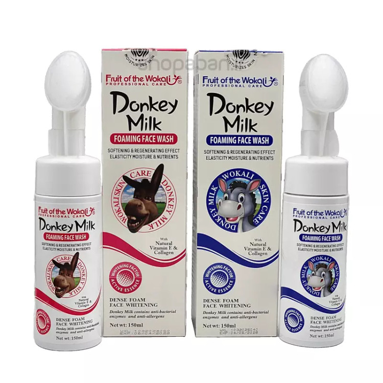 خرید و قیمت فوم شستشو اورجینال براش دار وکالی شیر الاغ فیس واش صورت 150 میل اصل