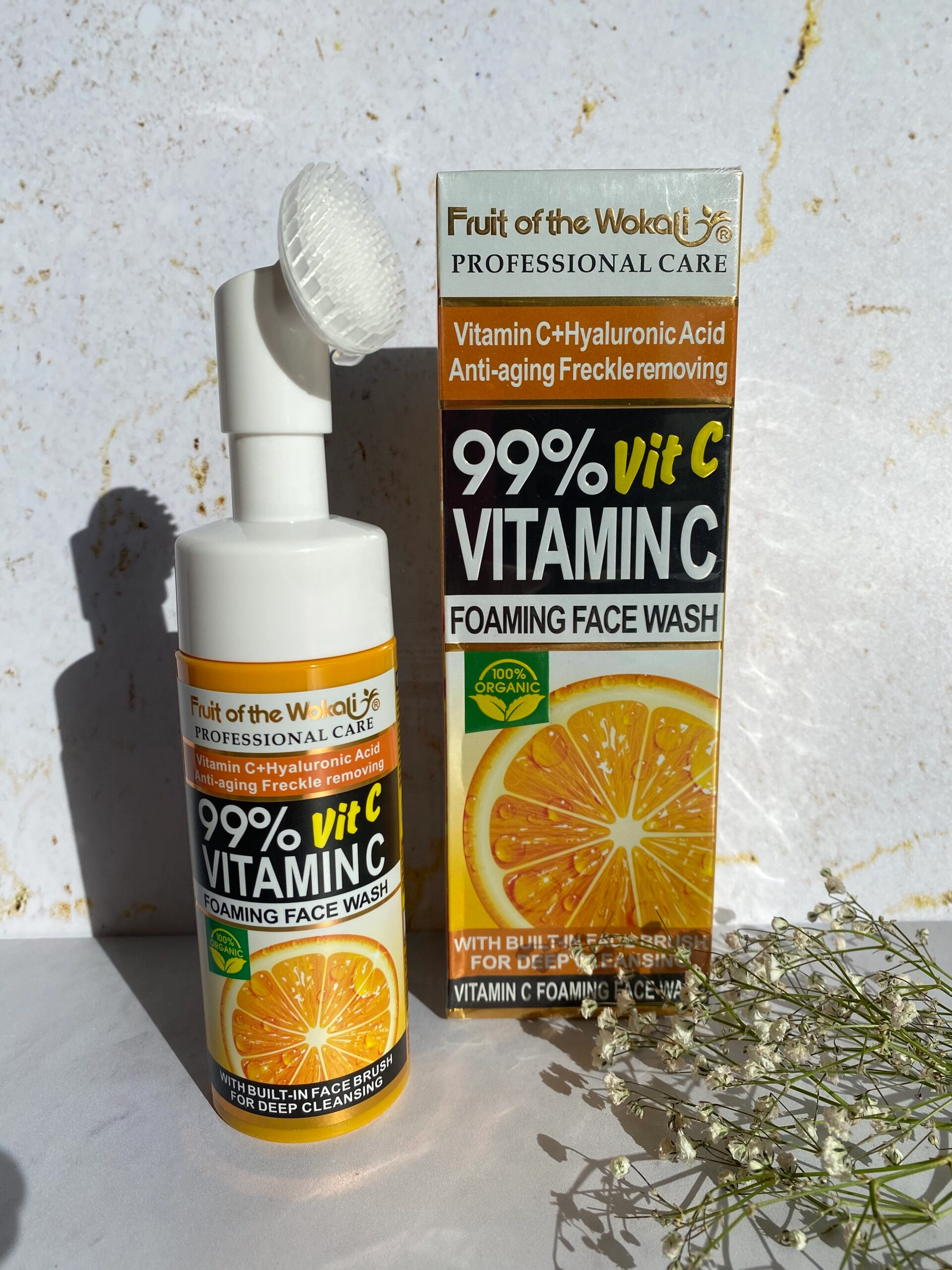 فوم شستشو ویتامین سی وکالی اصل و ارجینال فوم براش دار ویتامین سی ووکالیسفارش اینترنتی