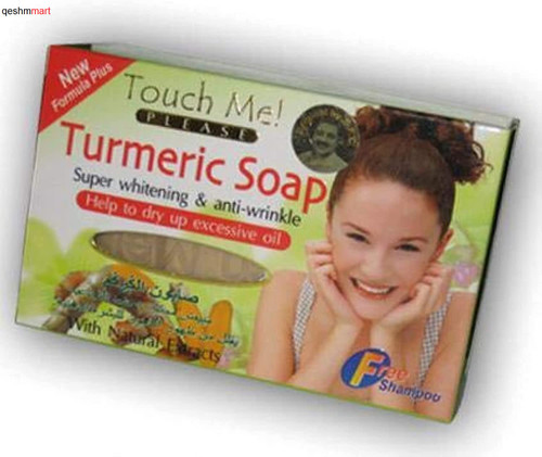خرید و قیمت صابون زردچوبه تاچ می: سفید کننده و ضد لک turmeric soap touch me