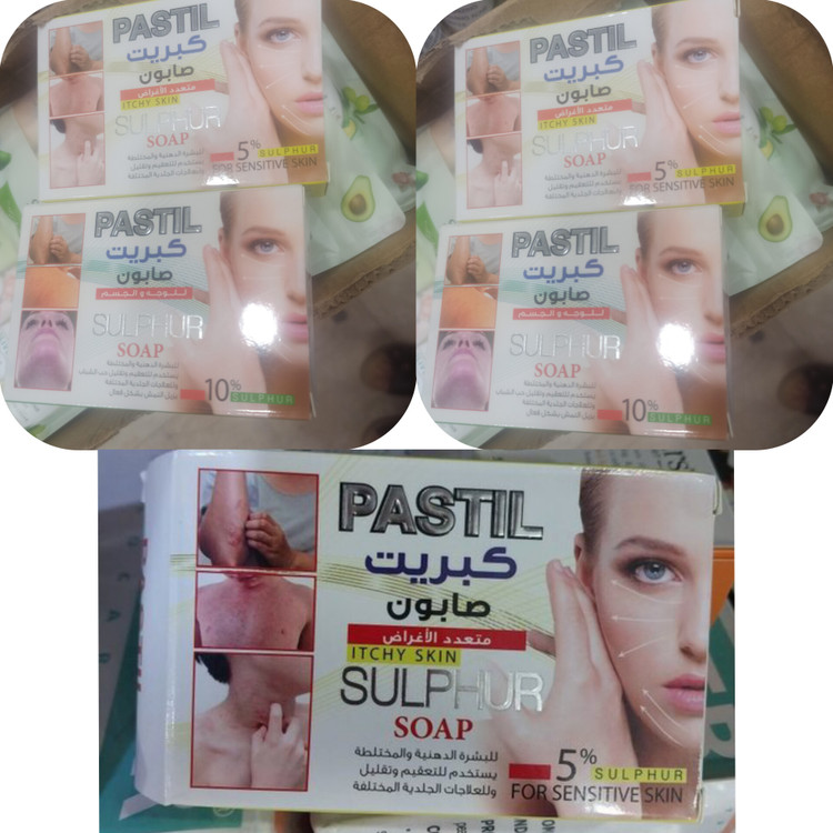 خرید و قیمت صابون سولفور ضدجوش و اگزما و حساسیت Pastil درجه یک