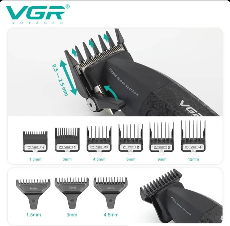 قیمت و خرید ماشین اصلاح سر و صورت وی جی آر مدل اصل و درجه یک V_640