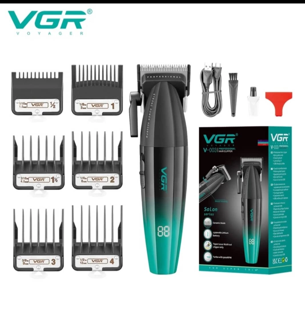 خرید اینترنتی ماشین اصلاح سر و صورت وی جی آر V_003 باکیفیت عالی و درجه یک