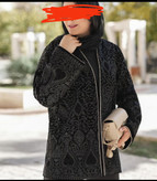 خرید و قیمت پارچه های مخمل سوزندوزی بسیار شیک و جذاب مناسب برای مانتو، کت خانم های شیک پوش