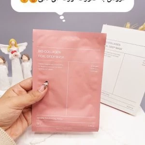 سفارش اینترنتی ماسک صورت مدل بایو کلاژن و سفت کننده و ضد چروک اصل کره (تکی یک ورقه ای)