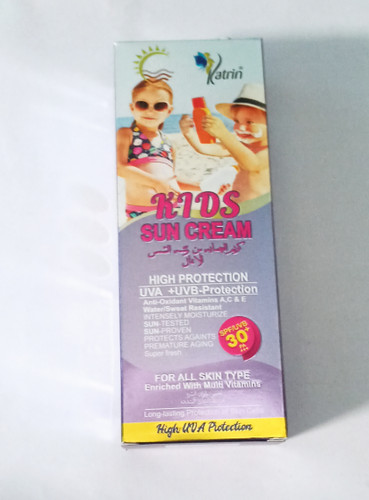 خرید و قیمت کرم ضدآفتاب مخصوص کودکان کاترین اصل عربی