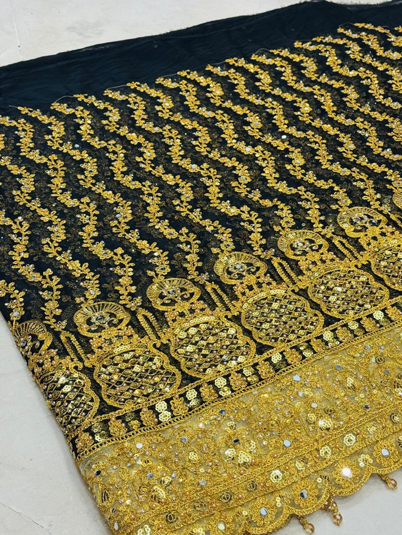 خرید اینترنتی پارچه حریر سوزندوزی پرکار مجلسی و بسیار شیک و مد روز دنیا حاشیه دار فروش فقط متری