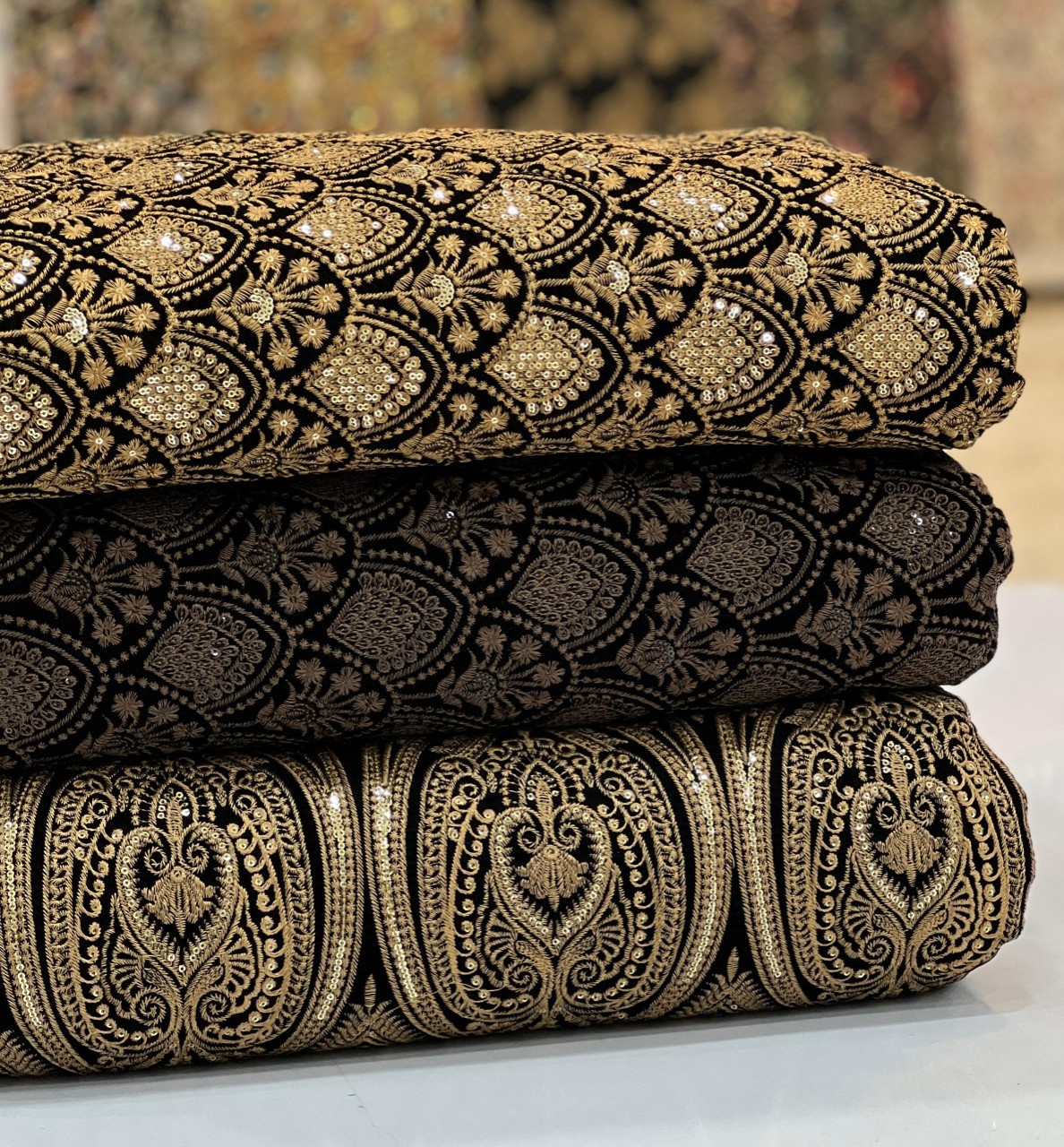 سفارش پارچه مخمل سوزندوزی شیک و مجلسی فروش فقط متری