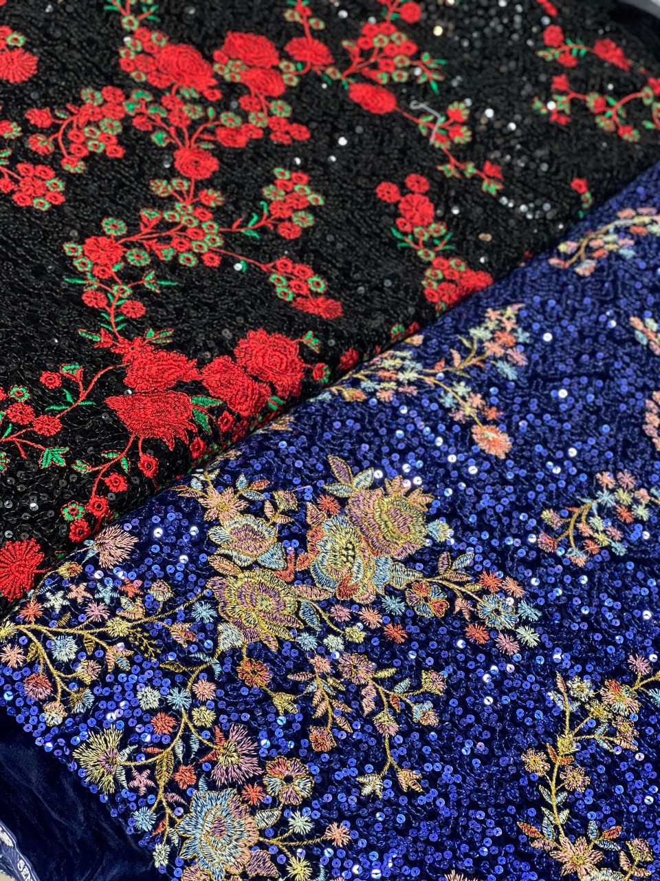 قیمت پارچه مخمل سوزندوزی شیک و مجلسی فروش فقط متری